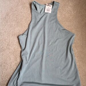 Women's Sleeveless high neck seafoam green tank